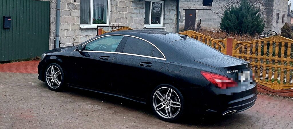 Zabezpieczony pojazd klienta