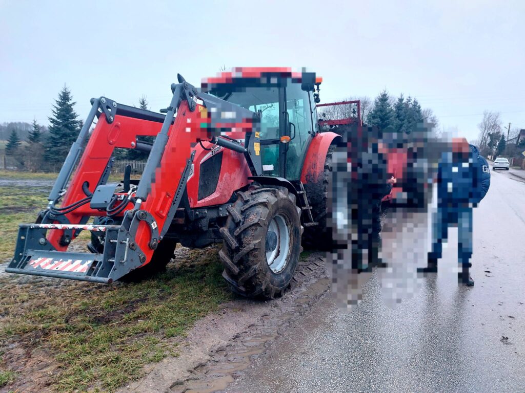 Działania terenowe przy ciągniku