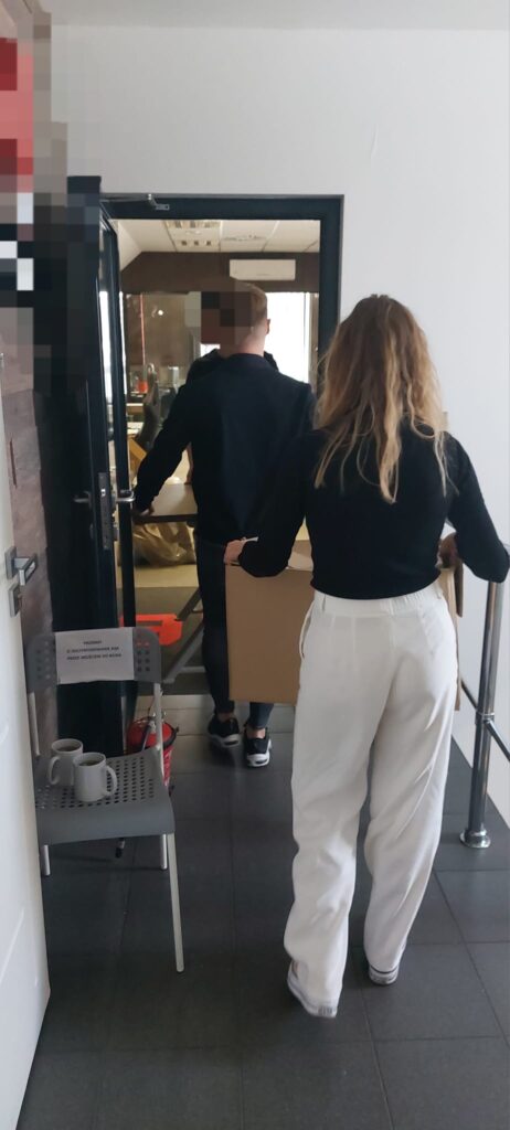 Wizyta terenowa w budynku