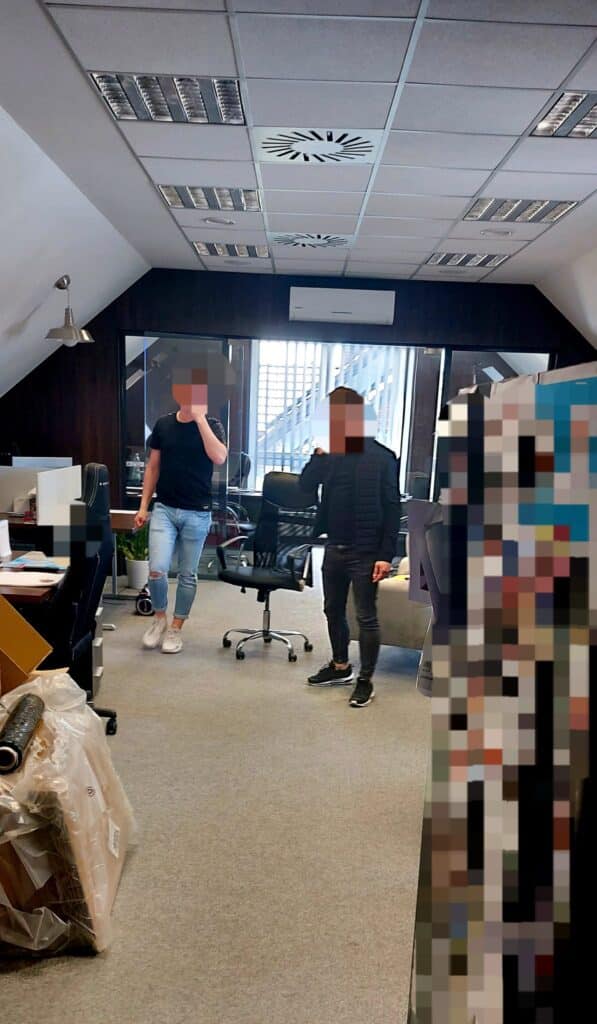 Czynności terenowe w pomieszczeniu